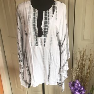 Solemio Tie Dye Tassel Top